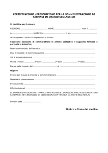 Farmaci modulo2 - da compilare a cura del pediatra