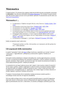 Matematica - Pagine didattiche