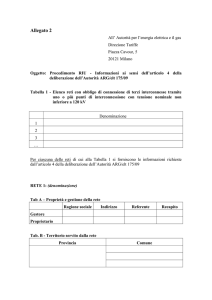 Deliberazione [____] - Autorità per l`energia elettrica e il gas
