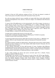 Predazzi – curriculum