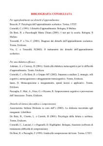 BIBLIOGRAFIA CONSIGLIATA