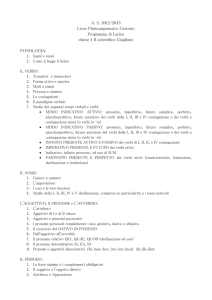 A. S. 2012/2013 Liceo Pluricomprensivo Cartesio Programma di