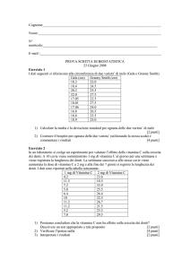 Testo esame 23 Giugno