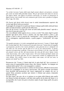 Massime 147/148/149 – 2° “Le archai ricevono l`uomo dalle mani