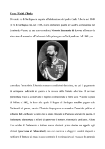 Verso l`Unità d`Italia