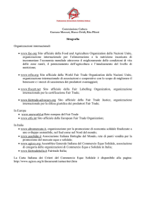Sitografia sul tema del cibo