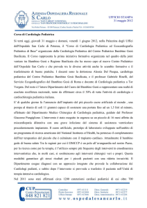 31 maggio 2012_Corso Cardiologia Pediatrica