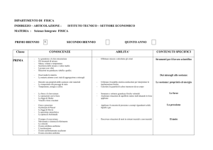 CVEc - Fisica I Biennio