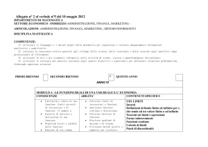 CVEc - Matematica Quarte