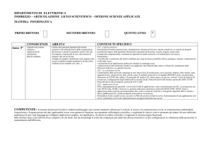 CVLic - Informatica V Anno