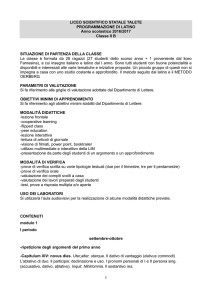 2B LATINO - Liceo Scientifico Talete