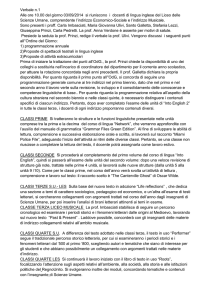 Inglese: Scienze Umane, LES e Musicale