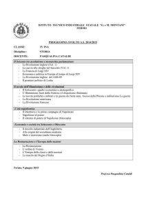 4INA Storia 2014-2015 Programma .