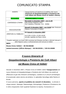 comunicato stampa