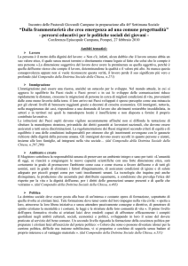 Incontro della Pastorale Giovanile regionale Campana in