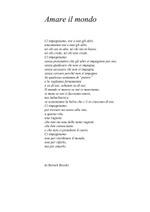 Amare il mondo - Psicoenergetica
