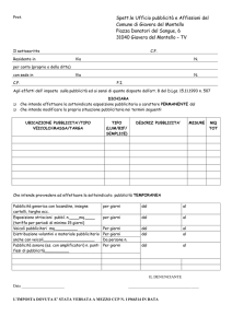 l`imposta dovuta e` stata versata a mezzo ccp n. 11966314 in data