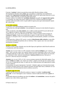 LA SCOLASTICA Il termine “scolastica” indica la seconda fase sto