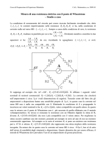 Misura di resistenza con