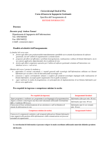 architettura dei sistemi informativi