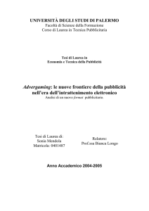 università degli studi di palermo - Digilander