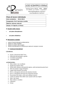 Piano di lavoro