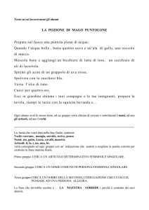 Tiziana Perissutti ITA classe II SP materiali richiesti
