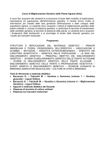 Relazione tra materiale ereditario e caratteri