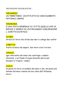 definizioni di geografia