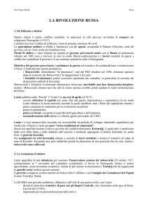 rivoluzione russa del 1917