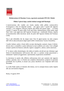 Scarica la dichiarazione