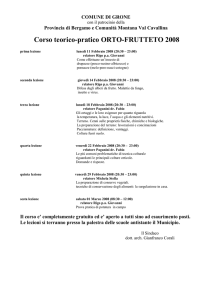 numeri telefonici per il corso di orto-frutticoltura