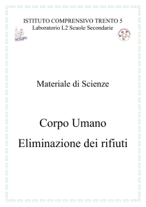 Eliminazione dei rifiuti (apparato escretore)
