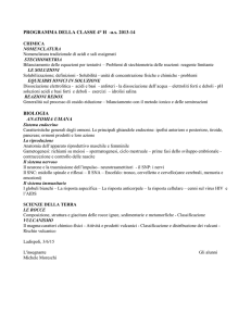 scienze - Liceo Pertini Ladispoli