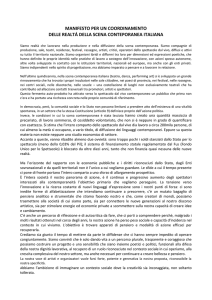 Manifesto - Teatri di Vetro