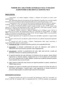 Relazione illustrativa Reflui Zootecnici