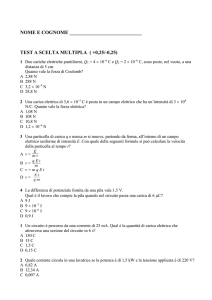 test a scelta multipla