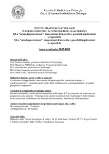 Attività didattiche elettive (ade)