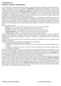 Selezione naturale e adattamento