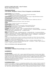 LICEO CLASSICO 2011-2012 – classe I b classico Docente: Simona