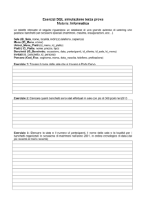 Simulazione della Terza Prova del 20 Febbraio 2008