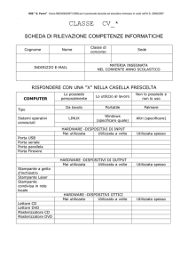 Rilevazione competenze informatiche