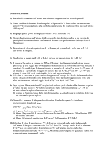 Domande e problemi