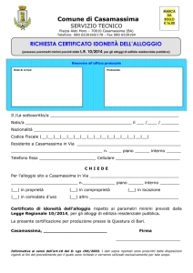 Modello di richiesta