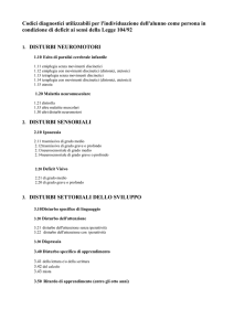 Codici diagnostici - Provveditorato Viterbo