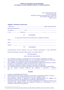 modello predisposto - Ufficio Scolastico Regionale Piemonte