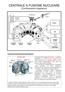 2)scheda centrale a fusione a campo magnetico