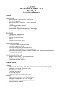 PROGRAMMAZIONE - Liceo Anco Marzio
