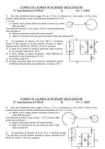 CORSO DI LAUREA IN SCIENZE AMBIENTALI a.a. 1997-98