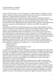 La salute mentale e la collettività